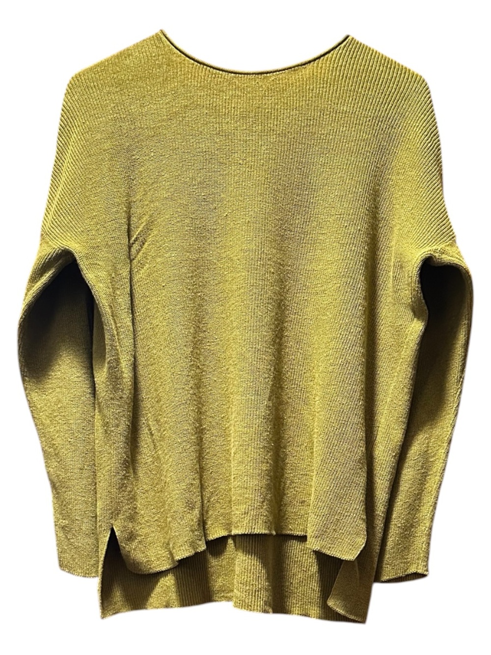 Eileen Fisher Olive Green Knit Sweater